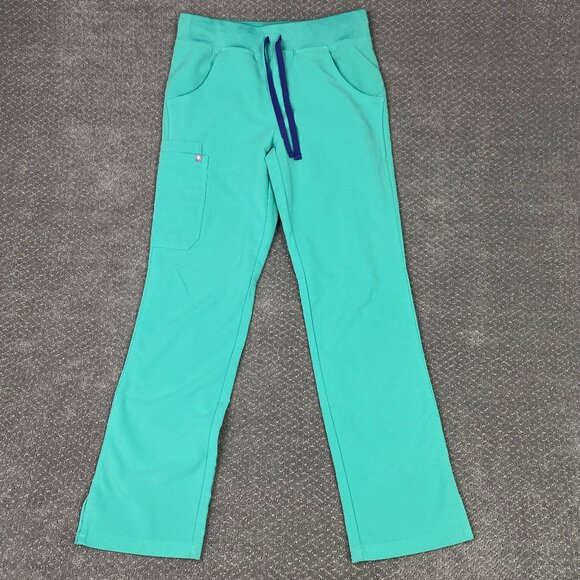 Figs Kade Cargo Scrub Pants Women's XS Mint Green Technical Collection T21004 - Picture 1 of 12